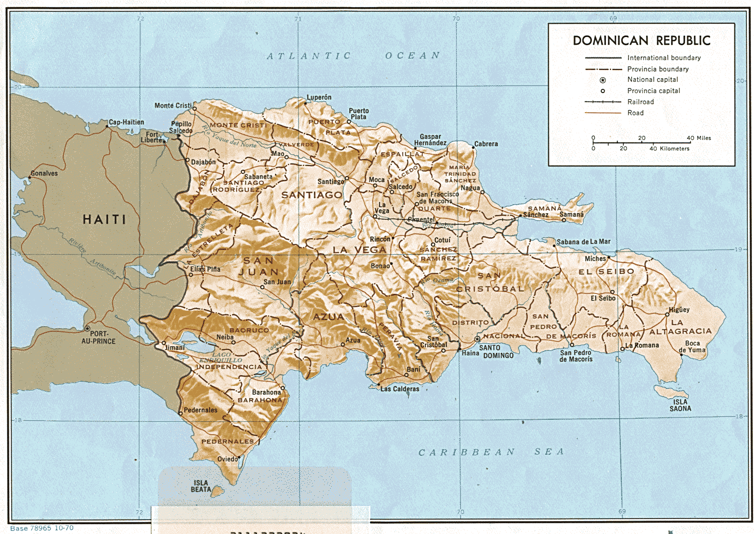 Dominican Republic Maps Directions
